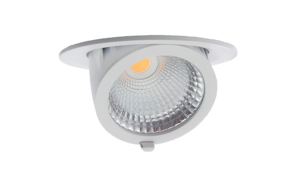 Macbright LED Downlight Kantelbaar - Bananenspot Tecno 182MM - Wit - 16.2W 2058Lm - 3000K 830 Warm Wit | Zaagmaat 170MM + GST18i3 Wieland Macbright LED Downlight Kantelbaar - Bananenspot Tecno 182MM - Wit - 16.2W 2058Lm - 3000K 830 Warm Wit | Zaagmaat 170MM + GST18i3 Wieland