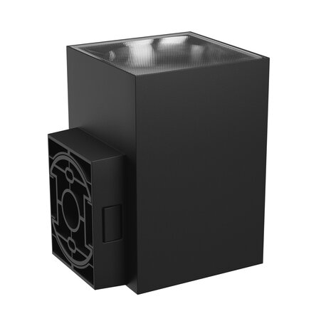 LED Wandlamp TORRE SQUARE - 9W - 99x78x117MM - CCT 3000K/4000K/6000K - IP54 - 111 lm/W - 30° Bundel - Zwart - Opbouwmontage LED Wandlamp TORRE SQUARE - 9W - 99x78x117MM - CCT 3000K/4000K/6000K - IP54 - 111 lm/W - 30° Bundel - Zwart - Opbouwmontage