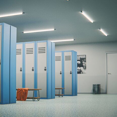 LED Armatuur Compleet - LIMEA MINI II HERMETIC - 36W - 4000K - 123 lm/W - IP65 - 120° Bundel | Wit - Opbouw- en Pendelmontage