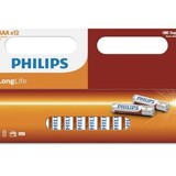 Philips LED Verlichting | Officieel distributeur Philips Longlife AAA Batterijen  12 stuks