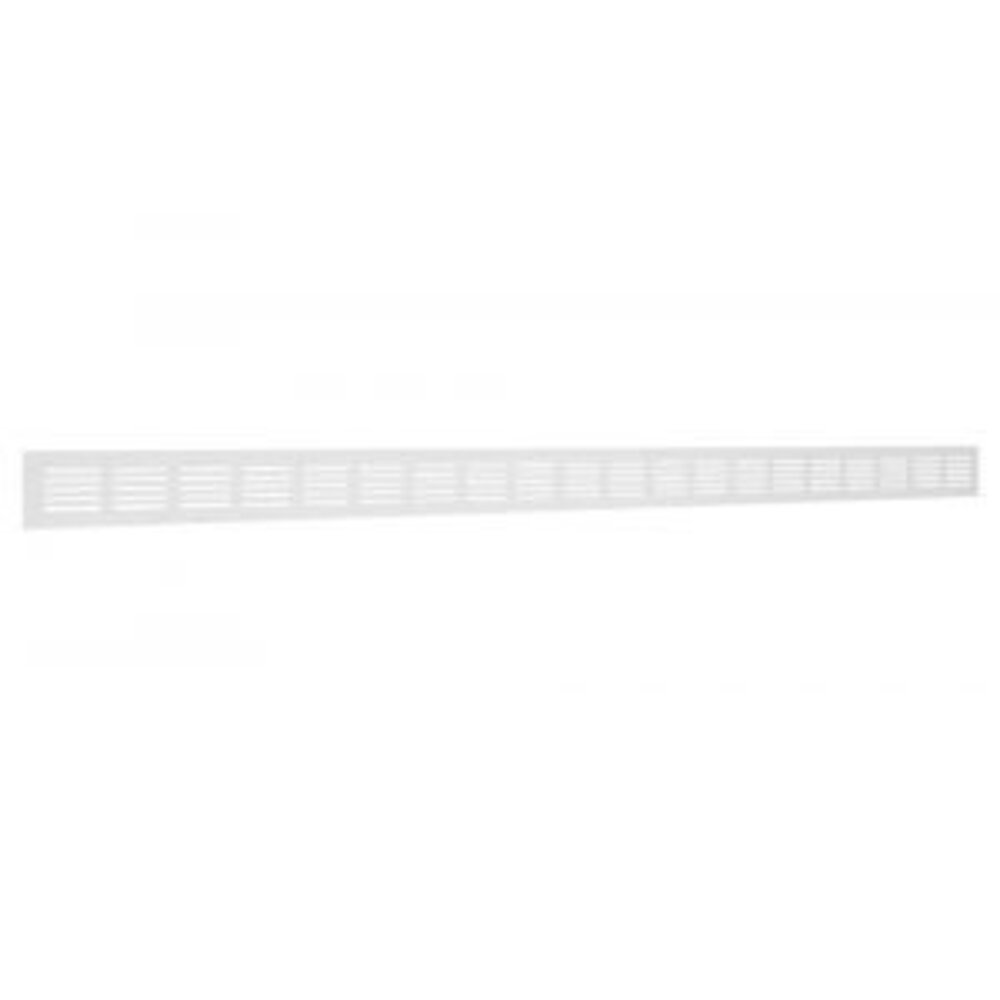 Ellen Alu Plintrooster 1000x60MM Wit