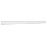 Ellen Alu Plintrooster 1000x60MM Wit