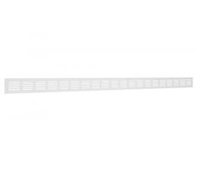 Ellen Alu Plintrooster 1000x60MM Wit