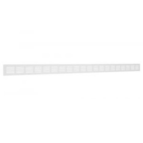 Ellen Alu Plintrooster 1000x60MM Wit