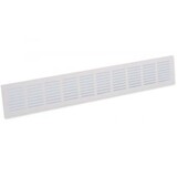 Ellen Plintrooster Alu 500x80MM Wit
