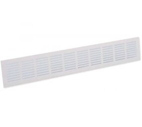 Ellen Plintrooster Alu 500x80MM Wit