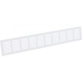 Plintrooster Alu 600x80MM Wit