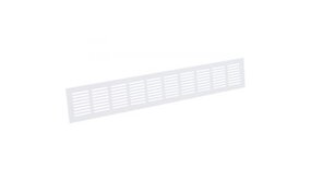 Plintrooster Alu 600x80MM Wit