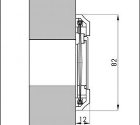 Ellen Brievenbus Tochtafsluiter M/Klep Kunststof Wit