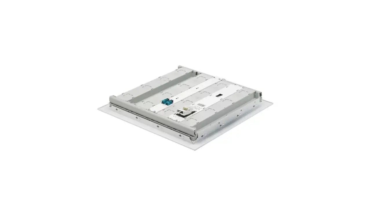 Philips LED Verlichting | Officieel Assortiment Signify Professional. LED Paneel PowerBalance gen2 - 24W - 600x600mm - 3400lm - 142 lm/W - 4000K - CRI≥90 - UGR16 - DALI - IP20/40 - IK03 - Wit - Wieland - Inbouw