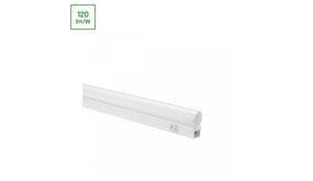 T5 LED armatuur 90cm - 12W vervangt 100W - 4000K helder wit licht (840) - compleet met 0,6m aansluitsnoer en aan- uitknop