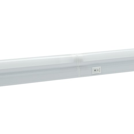 LED Montagebalk T5 - 90cm 10W 100lm p/w - 4000K 840 - incl. schakelaar en 150cm aansluitstekker