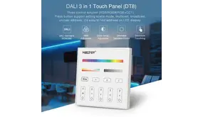 Mi-Light DALI RGB+CCT Wandbediening 4 Zone- wit Mi-Light DALI RGB+CCT Wandbediening 4 Zone- wit