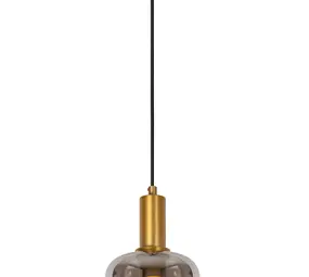 Lucide Lucide JOANET - Hanglamp - Ø 16 cm - 1xE27 - Fumé Lucide Lucide JOANET - Hanglamp - Ø 16 cm - 1xE27 - Fumé