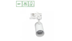 Spectrum voor de installateur LED Railspot 3-Fase - Andromeda Prime Wit - 8W 800Lm - 3CCT 830-860  3000-6000K | 25D  - Multi Color Switch - 2 Jaar garantie