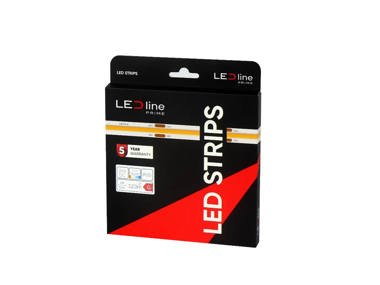 LED line verlichting - Betaalbare Professionele LED Oplossingen LED Strip Lichtlijn - 5m - 5mm breed - 24V 9.6W/M - 600leds p/m - COB - TW Tunable White - 2700K-6500K - IP20