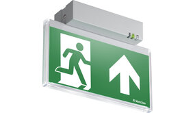 VanLien Noodverlichting: Vluchtwegsignalering  voor de installateur LED Noodverlichting Plafondopbouw armatuur IP40 - Wit Continu | Zelftest - Type EVAGO EVA-DOP-22