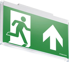 VanLien Noodverlichting: Vluchtwegsignalering  voor de installateur LED Noodverlichting armatuur IP40 - Wit Continu - 2W 5000K | Type EVA-DOW-22