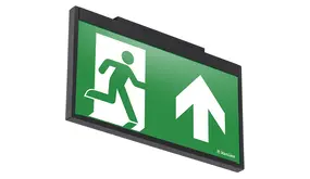 VanLien Noodverlichting: Vluchtwegsignalering  voor de installateur Evago EVA-DOW-22/ZWART - noodverlichting decentraal