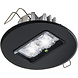 VanLien Noodverlichting: Vluchtwegsignalering  voor de installateur LED Noodverlichting  Inbouw armatuur IP42 - 100MM Zwart Antipaniek - 2W 5000K |  Ovale Lens  - Zelftest - Zaagmaat 68MM - Type EVA-R-DLI/ZW
