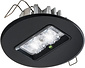 LED Noodverlichting  Inbouw armatuur IP42 - 100MM Zwart Antipaniek - 2W 5000K |  Ovale Lens  - Zelftest - Zaagmaat 68MM - Type EVA-R-DLI/ZW LED Noodverlichting  Inbouw armatuur IP42 - 100MM Zwart Antipaniek - 2W 5000K |  Ovale Lens  - Zelftest - Zaagmaat 68MM - Type EVA-R-DLI/ZW