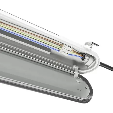 LED line LED DALI Montagebalk IP66 | 150cm Ranger - 25-55W 4500-9900Lm - 4000K 840 Koel Wit | IK10 - MV Sensor corridorfunctie 10% LED line LED DALI Montagebalk IP66 | 150cm Ranger - 25-55W 4500-9900Lm - 4000K 840 Koel Wit | IK10 - MV Sensor corridorfunctie 10%