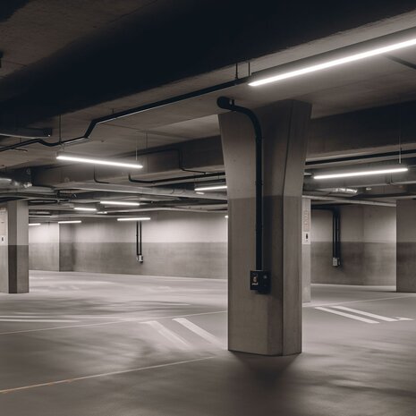 LED line verlichting - Betaalbare Professionele LED Oplossingen LED DALI Montagebalk IP66  | 120cm Ranger - 10-40W 1800-7200Lm - 4000K 840 Koel Wit |  IK10 - MV Sensor corridorfunctie 10%