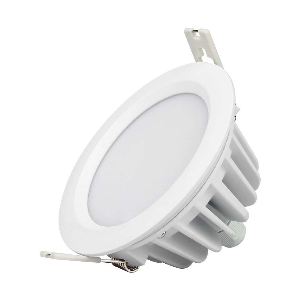 LED Downlight - 6W - RGB+CCT - IP54 - Wit - 2.4 GHz - Φ100 mm | MIBOXER LED Downlight - 6W - RGB+CCT - IP54 - Wit - 2.4 GHz - Φ100 mm | MIBOXER