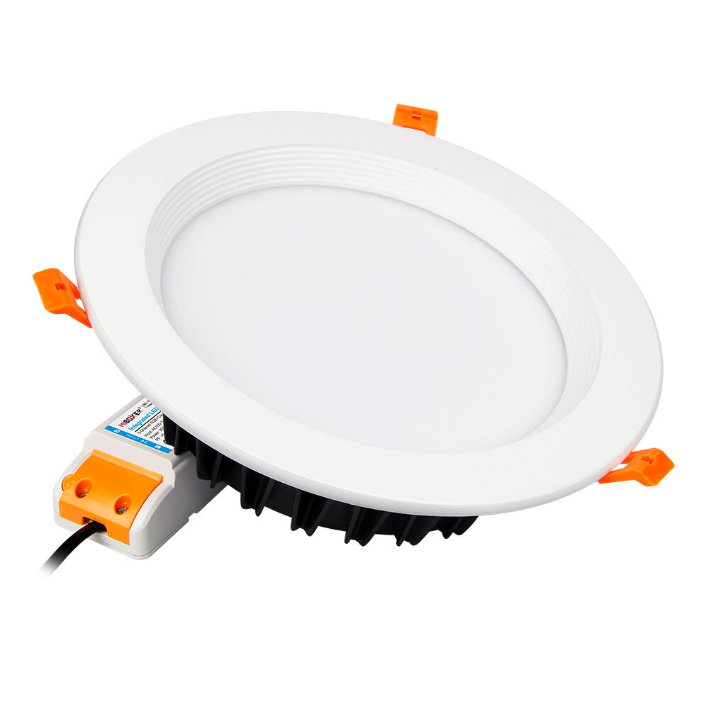 Mi-Light LED Downlight IP54 - RGB+CCT 230MM - Wit - 25W 2000Lm - 4000K 840 Koel Wit | Zaagmaat 200MM - Miboxer RF 2.4 GHz Mi-Light LED Downlight IP54 - RGB+CCT 230MM - Wit - 25W 2000Lm - 4000K 840 Koel Wit | Zaagmaat 200MM - Miboxer RF 2.4 GHz