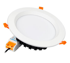 Mi-Light LED Downlight IP54 - RGB+CCT 230MM - Wit - 25W 2000Lm - 4000K 840 Koel Wit | Zaagmaat 200MM - Miboxer RF 2.4 GHz