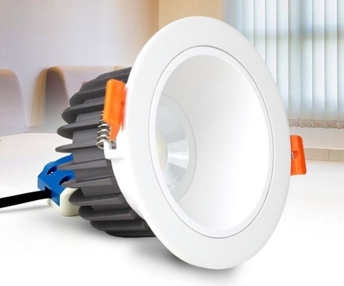 milight LED Downlight - Anti-glans - 12W - RGB+CCT - 1000lm - ø95-100mm | MIBOXER