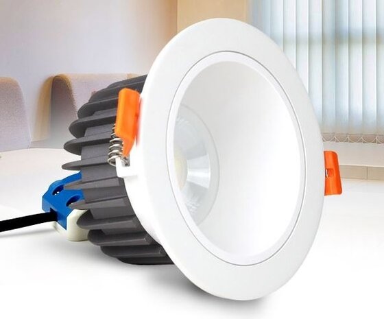 milight LED Downlight - Anti-glans - 12W - RGB+CCT - 1000lm - ø95-100mm | MIBOXER