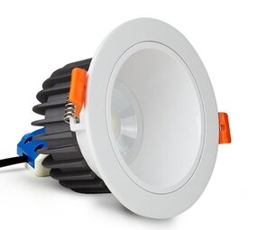 milight LED Downlight - Anti-glans - 12W - RGB+CCT - 1000lm - ø95-100mm | MIBOXER