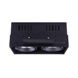 LCB LED LED Inbouwspot TROFA Dubbel - Trimless – Vierkant | Zwart LCB LED LED Inbouwspot TROFA Dubbel - Trimless – Vierkant | Zwart