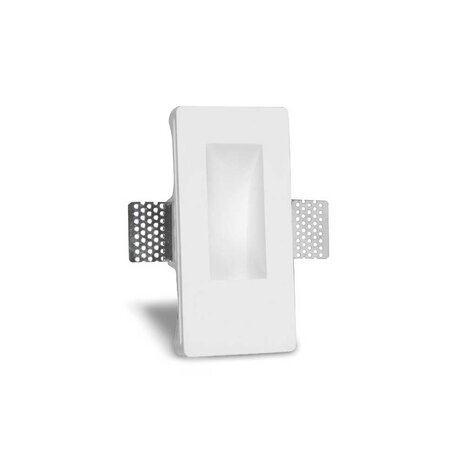 LED Wandarmatuur Gips - Wit PIRÉS - 2W 115Lm - 2700K 927 Warm Wit LED Wandarmatuur Gips - Wit PIRÉS - 2W 115Lm - 2700K 927 Warm Wit