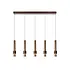Lucide MARGARY - Hanglamp - LED Dimb. - 5x4,2W 2700K - Koffie Lucide MARGARY - Hanglamp - LED Dimb. - 5x4,2W 2700K - Koffie
