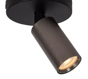 Lucide RITMO - Plafondspot - Ø 10 cm - 1xGU10 (MR11) - Koffie