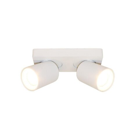 LCB LED LED Plafondspot Megano - Wit - GU10 Fitting - 2 Voudig