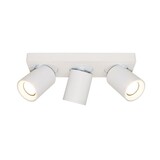 LCB LED Europe  LED Plafondspot Megano - Wit - GU10 Fitting - 3 Voudig
