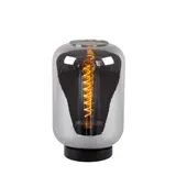 Lucide Lucide JOANET - Tafellamp - Ø 22 cm - 1xE27 - Fumé Lucide Lucide JOANET - Tafellamp - Ø 22 cm - 1xE27 - Fumé
