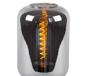 Lucide Lucide JOANET - Tafellamp - Ø 22 cm - 1xE27 - Fumé Lucide Lucide JOANET - Tafellamp - Ø 22 cm - 1xE27 - Fumé