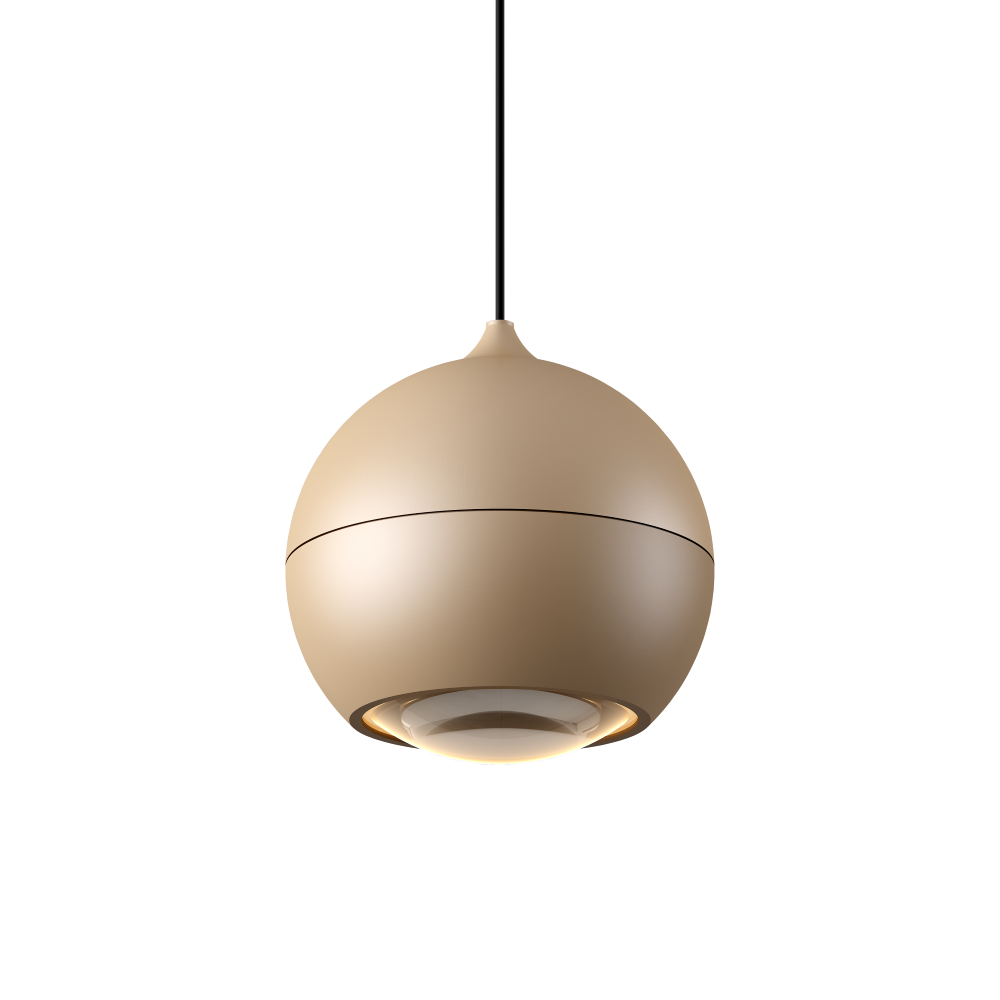 LCB LED Luxe Dimbare LED Hanglamp Rond – Champagne Finish – 10,8W 1020Lm - 2700K  927 Warm Wit |  In Hoogte Verstelbaar