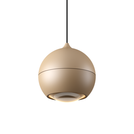 LCB LED Luxe Dimbare LED Hanglamp Rond – Champagne Finish – 10,8W 1020Lm - 2700K  927 Warm Wit |  In Hoogte Verstelbaar
