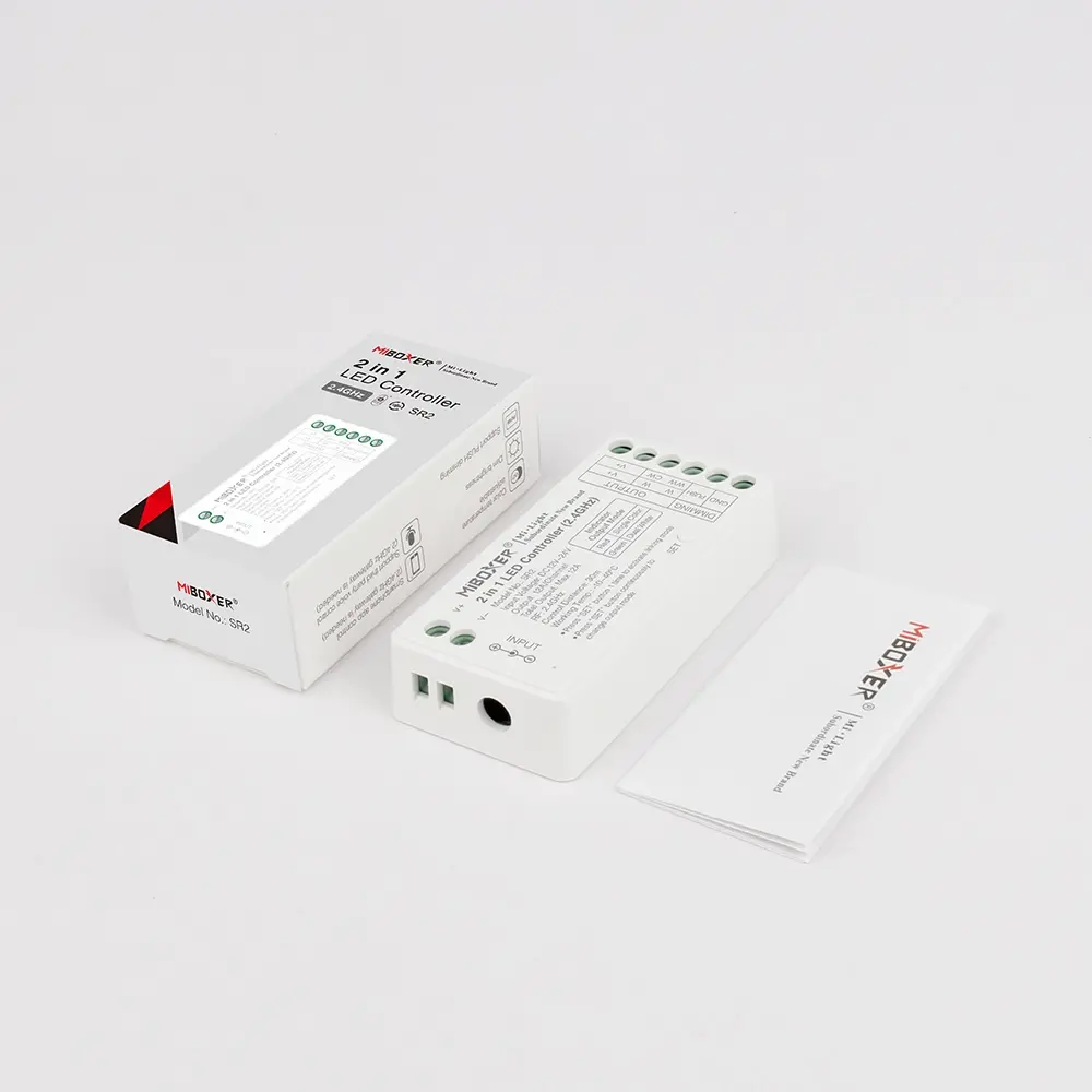 2 in 1 LED Controller | 2.4 GHz RF | Enkelvoudige kleur & CCT 2 in 1 LED Controller | 2.4 GHz RF | Enkelvoudige kleur & CCT