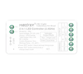 milight 2 in 1 LED Controller | 2.4 GHz RF | Enkelvoudige kleur & CCT