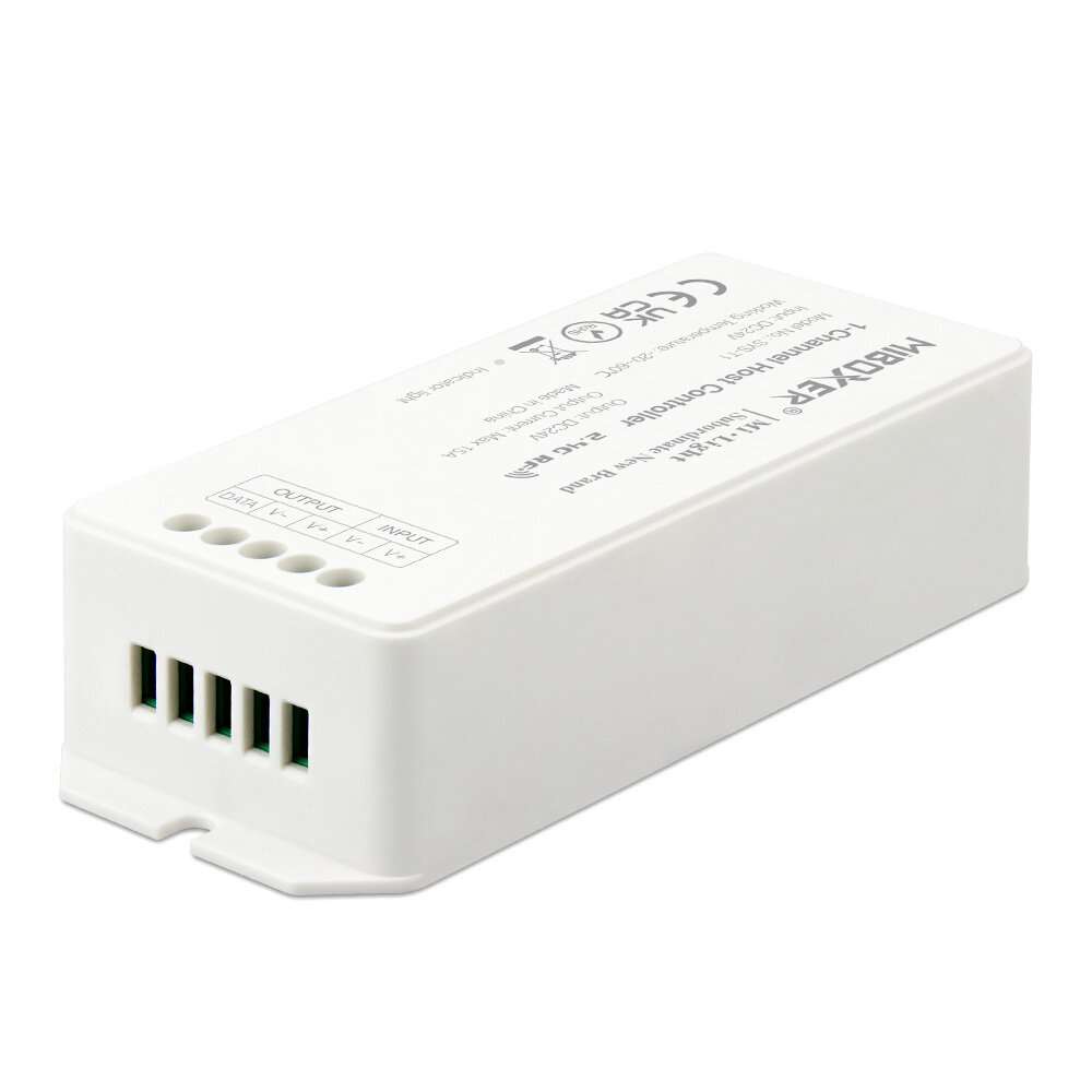 milight 1-kanaal Host Controller - 12V/24V - PWM - Geschikt voor LED Strips - Draadloze Besturing - Compact Design