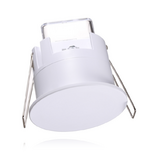 LCB LED Europe  LED Inbouw Aanwezigheidssensor IP54 - Wit 76MM | MV sensor - MAX 1200W - zaagmaat  66MM - 110-240V (AC)