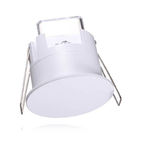 LCB LED LED Inbouw Aanwezigheidssensor IP54 - Wit 76MM | MV sensor - MAX 1200W - zaagmaat  66MM - 110-240V (AC)