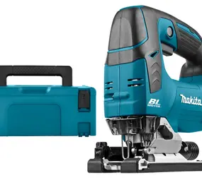 Makita: Professioneel Gereedschap voor de elektricien Accu Decoupeerzaag - Body in Mbox - 18V - Li-Ion - D-Greep - Variabel - Koolborstelloos | DJV182ZJ