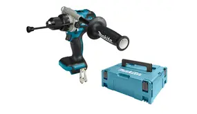 Makita: Professioneel Gereedschap voor de elektricien Accu Klopboor-/Schroefmachine - Body in Mbox - 130Nm - Koolborstelloos - 18V - Li-Ion | DHP486ZJ
